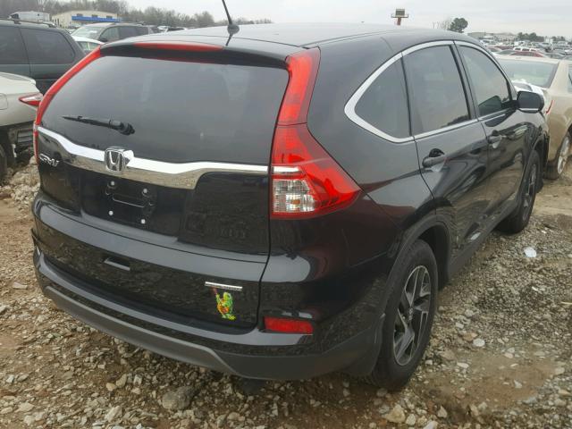 2HKRM3H46GH546108 - 2016 HONDA CR-V SE BLACK photo 4