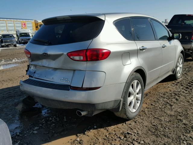 4S4WX82D374404266 - 2007 SUBARU B9 TRIBECA GRAY photo 4