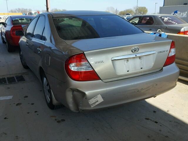 4T1BE32K54U820174 - 2004 TOYOTA CAMRY LE BEIGE photo 3