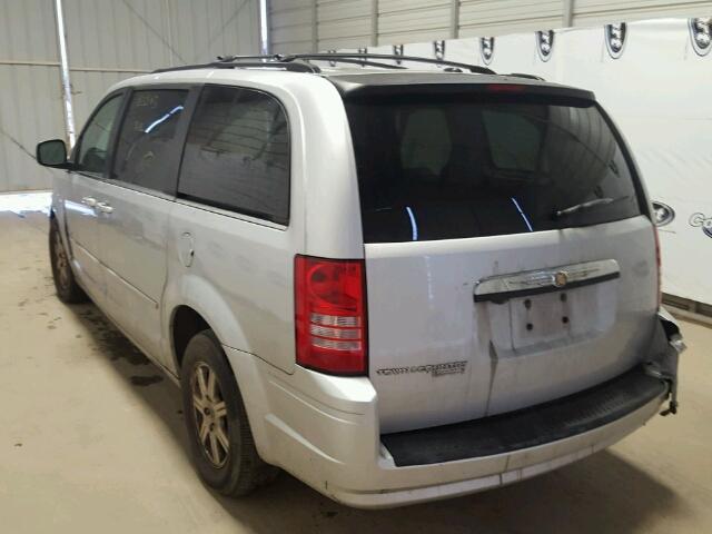 2A8HR54P48R826552 - 2008 CHRYSLER TOWN & COU GRAY photo 3