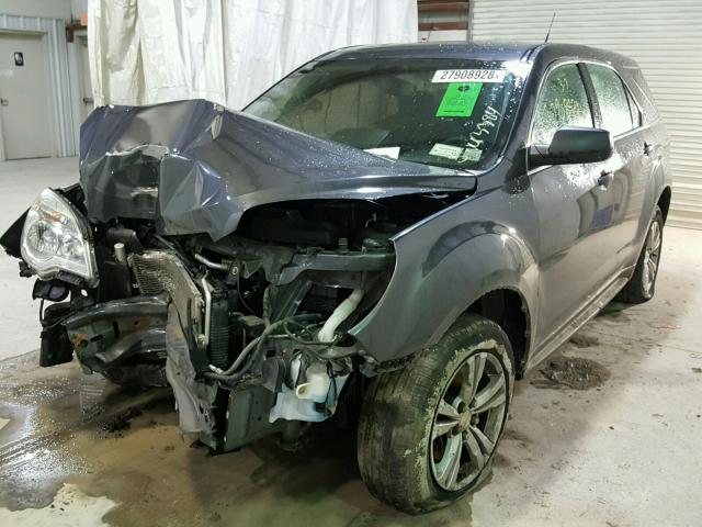 2CNFLCEC4B6207664 - 2011 CHEVROLET EQUINOX LS GRAY photo 2