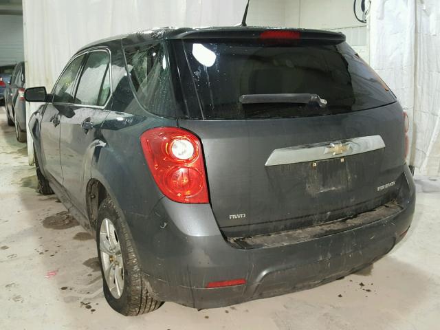 2CNFLCEC4B6207664 - 2011 CHEVROLET EQUINOX LS GRAY photo 3