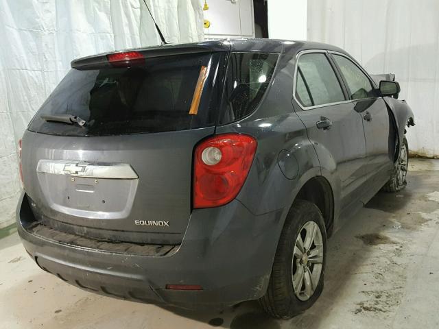 2CNFLCEC4B6207664 - 2011 CHEVROLET EQUINOX LS GRAY photo 4