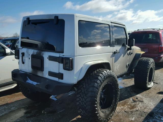 1C4AJWBGXDL546436 - 2013 JEEP WRANGLER S WHITE photo 4
