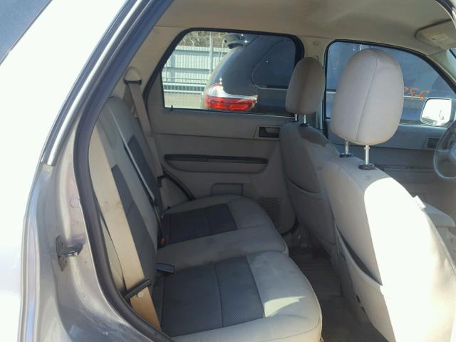 1FMCU59HX8KD74263 - 2008 FORD ESCAPE HEV GRAY photo 6