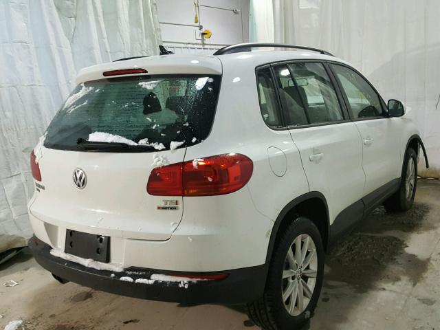 WVGBV7AX1HK042381 - 2017 VOLKSWAGEN TIGUAN S WHITE photo 4