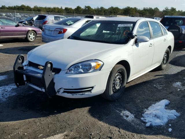 2G1WD5EM7B1203460 - 2011 CHEVROLET IMPALA POL WHITE photo 2