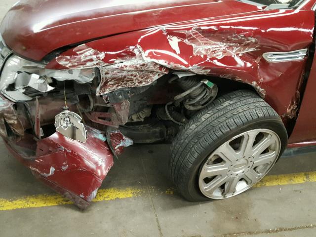 1FAHP25W08G179074 - 2008 FORD TAURUS LIM BURGUNDY photo 9