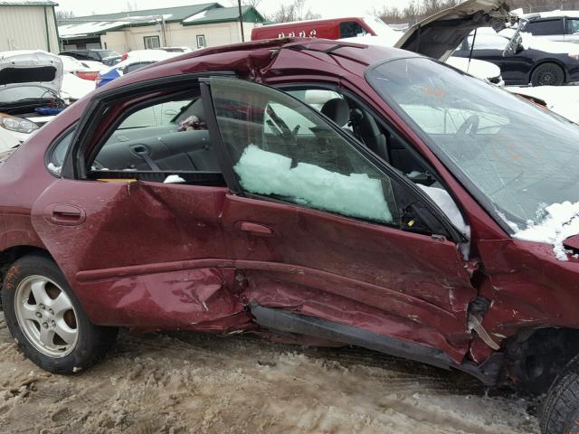 1FAFP55U14A181324 - 2004 FORD TAURUS SES BURGUNDY photo 9