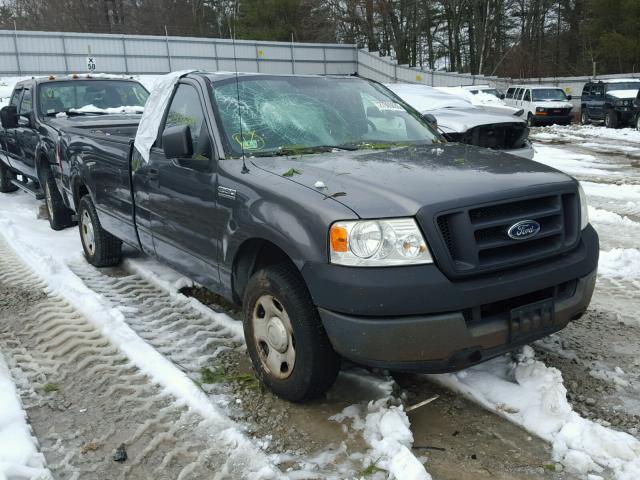 1FTRF12205NB92881 - 2005 FORD F150 GRAY photo 1