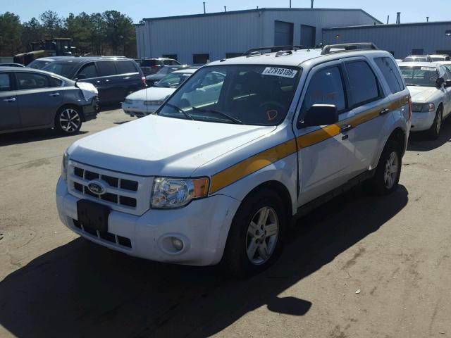 1FMCU5K33AKC13094 - 2010 FORD ESCAPE HYB WHITE photo 2