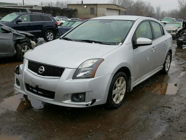 3N1AB6AP0CL746181 - 2012 NISSAN SENTRA 2.0 SILVER photo 2