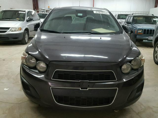 1G1JC6SB4E4242425 - 2014 CHEVROLET SONIC LT CHARCOAL photo 9