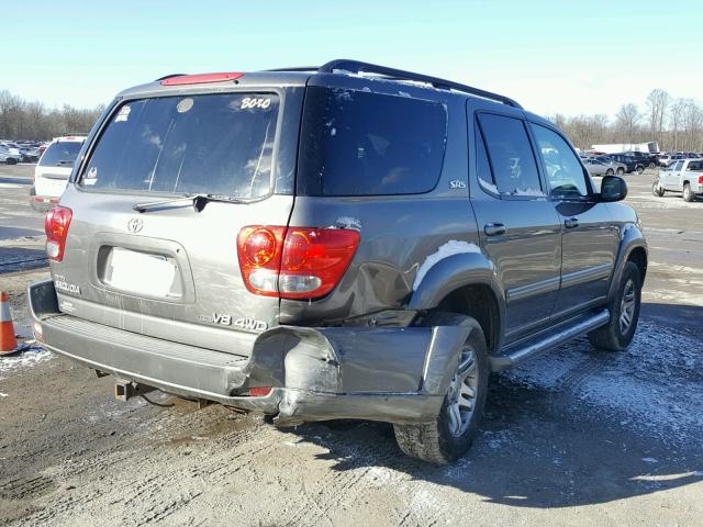 5TDBT44A76S277132 - 2006 TOYOTA SEQUOIA SR GRAY photo 4