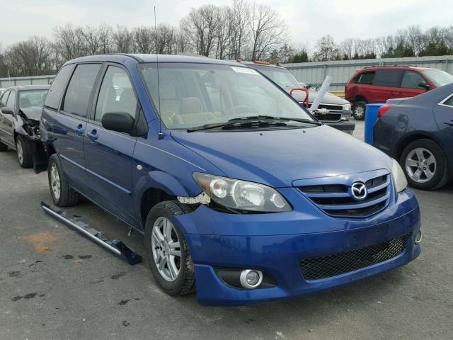 JM3LW28A240523876 - 2004 MAZDA MPV WAGON BLUE photo 1