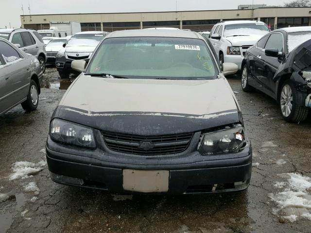 2G1WH52K439424606 - 2003 CHEVROLET IMPALA LS TAN photo 10