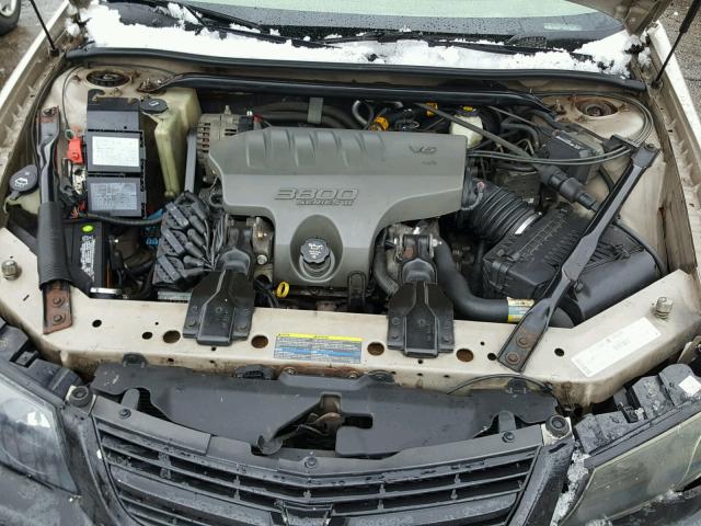 2G1WH52K439424606 - 2003 CHEVROLET IMPALA LS TAN photo 7