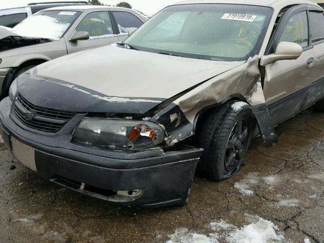 2G1WH52K439424606 - 2003 CHEVROLET IMPALA LS TAN photo 9