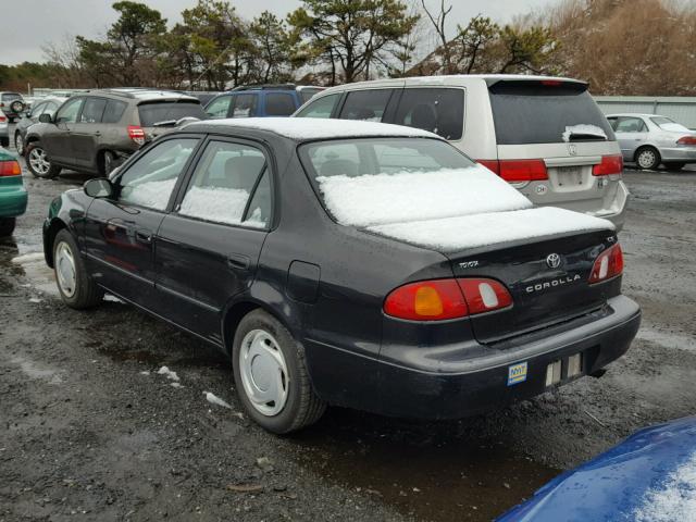 2T1BR12E2XC161091 - 1999 TOYOTA COROLLA VE BLACK photo 3