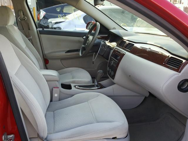 2G1WB58N889141037 - 2008 CHEVROLET IMPALA LS RED photo 5