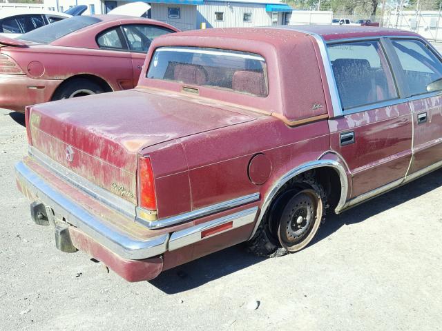 1C3BU663XJD242035 - 1988 CHRYSLER NEW YORKER 勃艮第红 照片 9