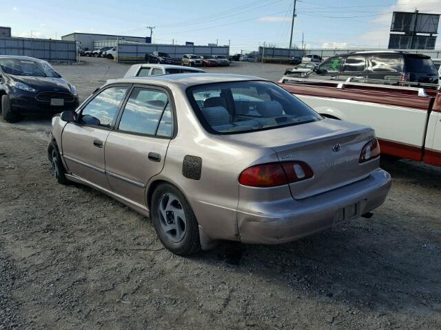 1NXBR12E4YZ311315 - 2000 TOYOTA COROLLA VE GOLD photo 3