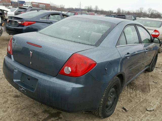 1G2ZF55B464214329 - 2006 PONTIAC G6 SE BLUE photo 4