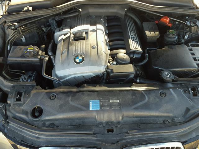 WBANE535X6CK88416 - 2006 BMW 525 I BLACK photo 7