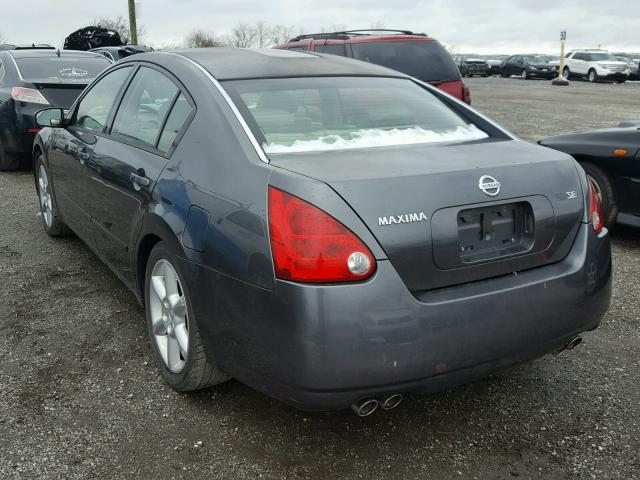 1N4BA41E65C833501 - 2005 NISSAN MAXIMA SE CHARCOAL photo 3