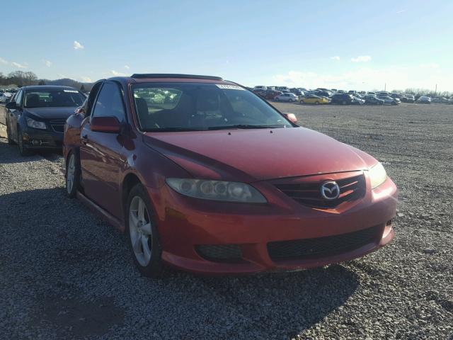 1YVHP80C555M74232 - 2005 MAZDA 6 I RED photo 1