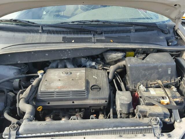 4T3ZF13CX1U375733 - 2001 TOYOTA SIENNA LE BEIGE photo 7