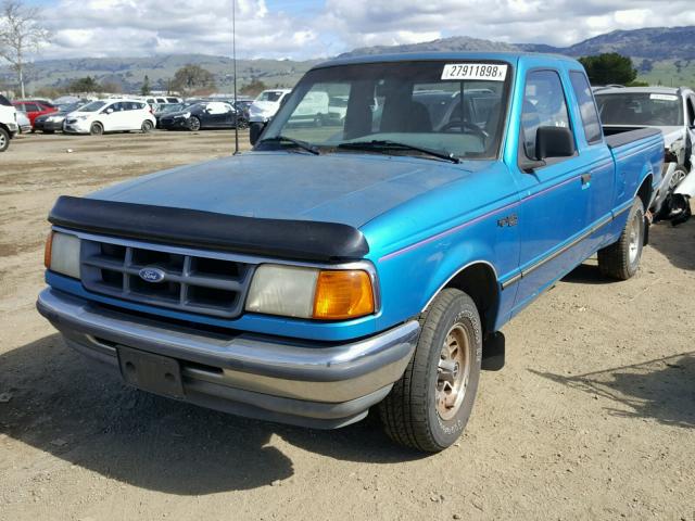 1FTCR14U6RPB73631 - 1994 FORD RANGER SUP BLUE photo 2