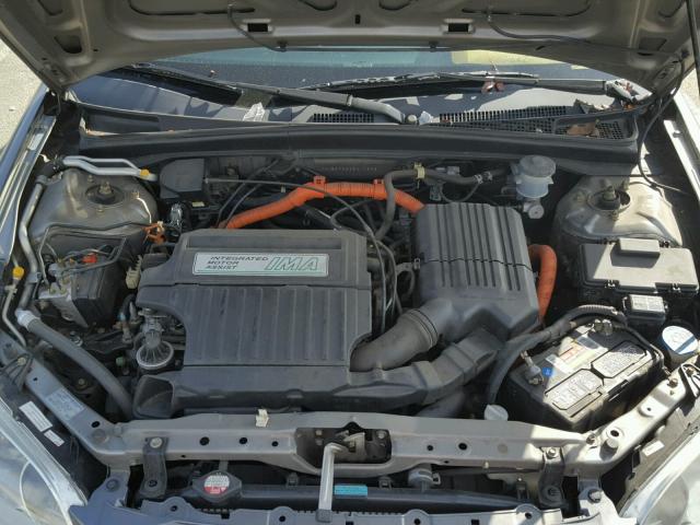 JHMES96625S003931 - 2005 HONDA CIVIC HYBR GRAY photo 7