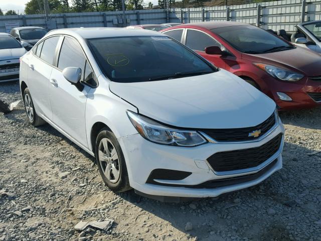 1G1BC5SM1H7107793 - 2017 CHEVROLET CRUZE LS WHITE photo 1