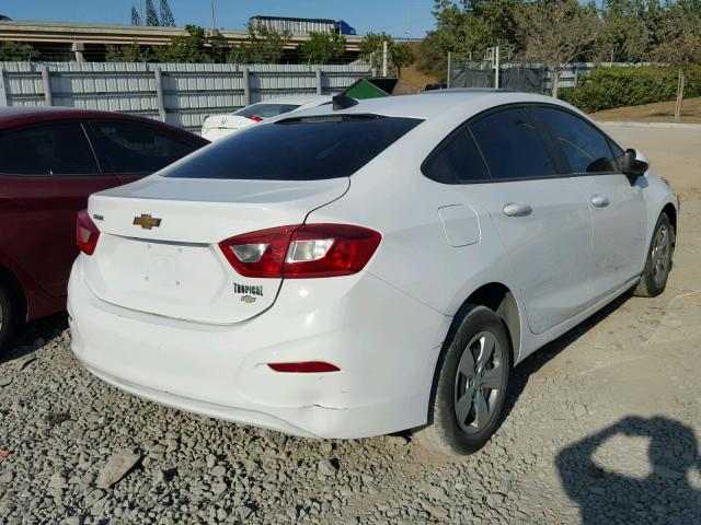 1G1BC5SM1H7107793 - 2017 CHEVROLET CRUZE LS WHITE photo 4