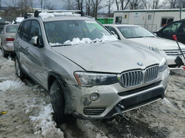 5UXWX9C58G0D71954 - 2016 BMW X3 XDRIVE2 Srebrny zdjęcie 1