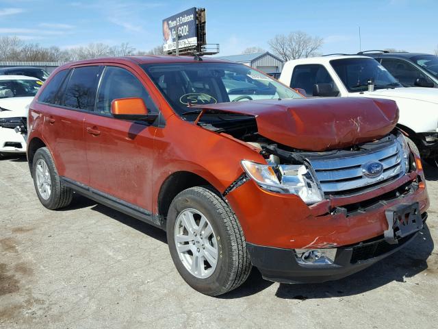 2FMDK38C27BA53041 - 2007 FORD EDGE SEL ORANGE photo 1