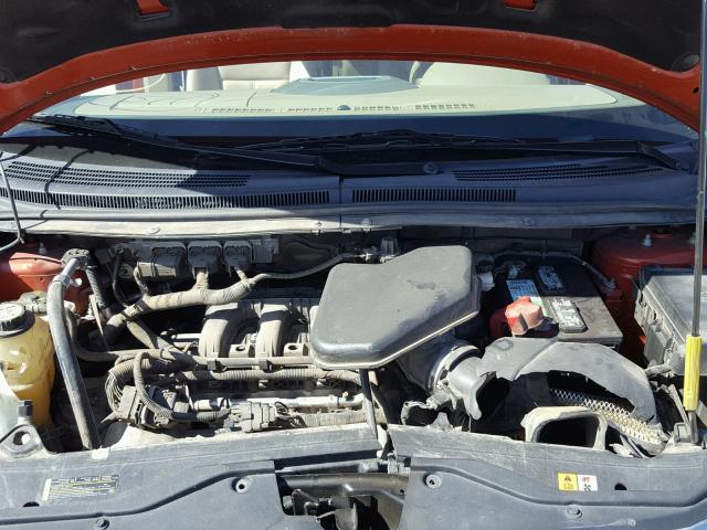 2FMDK38C27BA53041 - 2007 FORD EDGE SEL ORANGE photo 7