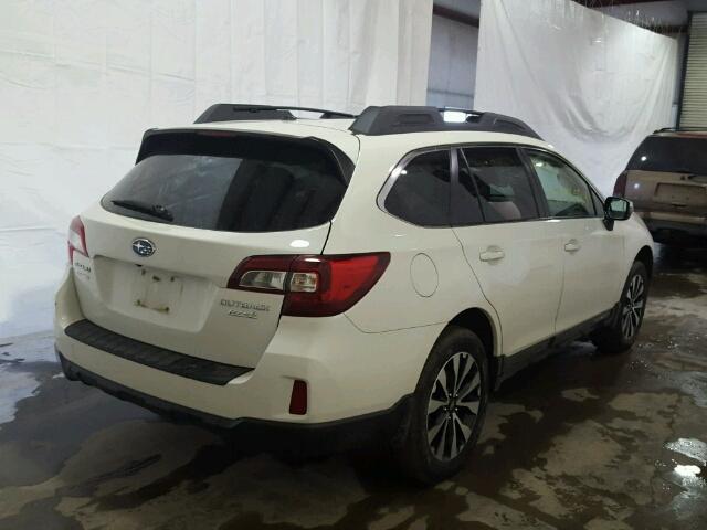 4S4BSAJC8F3235024 - 2015 SUBARU OUTBACK 2. WHITE photo 4