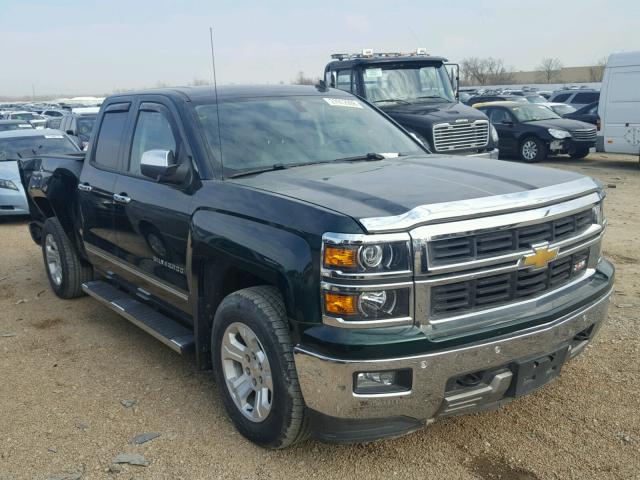 1GCVKSEC1EZ323331 - 2014 CHEVROLET SILVERADO GREEN photo 1