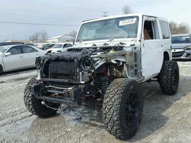 1C4AJWAG3EL186221 - 2014 JEEP WRANGLER S WHITE photo 2
