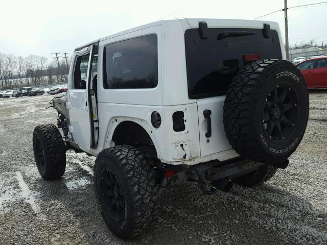 1C4AJWAG3EL186221 - 2014 JEEP WRANGLER S WHITE photo 3