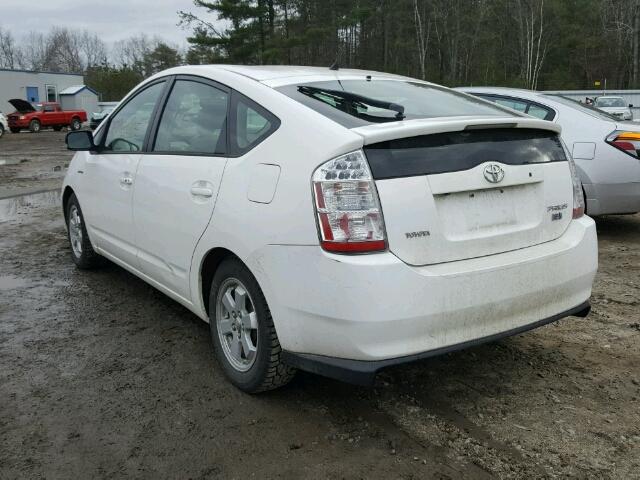 JTDKB20U663136173 - 2006 TOYOTA PRIUS WHITE photo 3