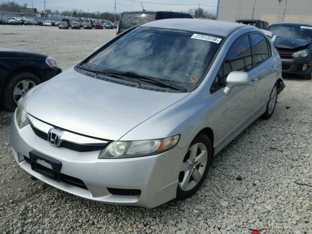 2HGFA16619H354595 - 2009 HONDA CIVIC SILVER photo 2