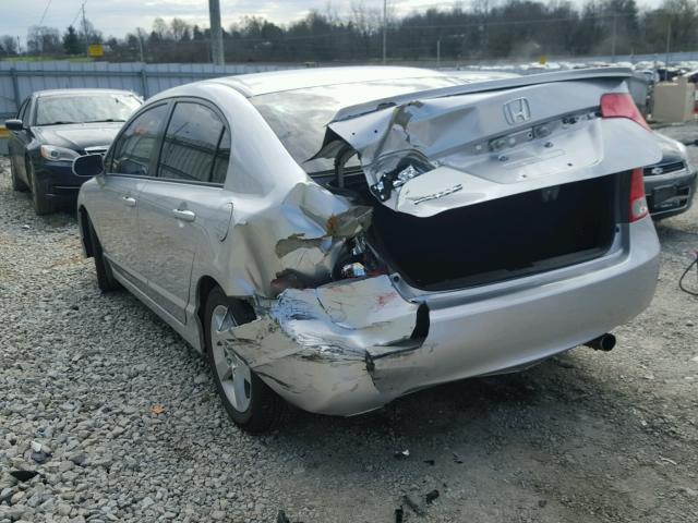 2HGFA16619H354595 - 2009 HONDA CIVIC SILVER photo 3