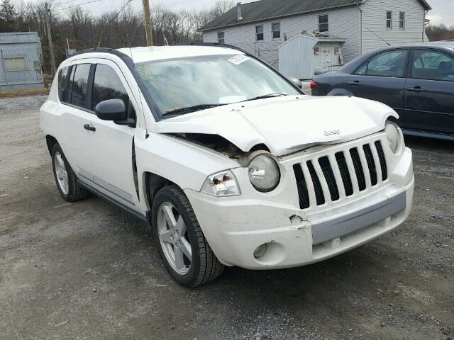 1J8FT57W07D222655 - 2007 JEEP COMPASS LI WHITE photo 1