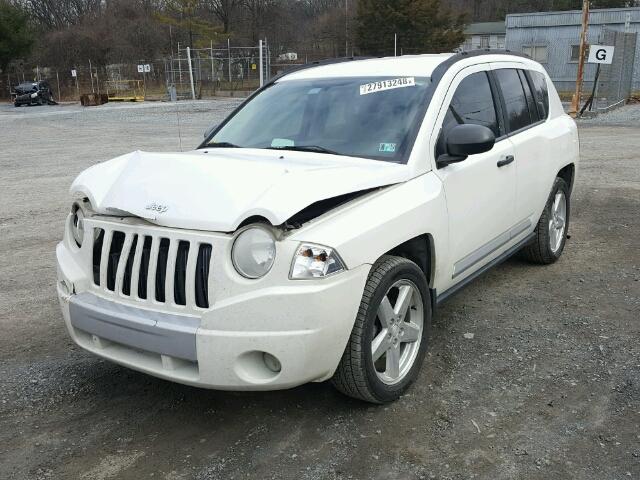 1J8FT57W07D222655 - 2007 JEEP COMPASS LI WHITE photo 2