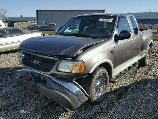 1FTRX07L83KD04432 - 2003 FORD F150 GRAY photo 2