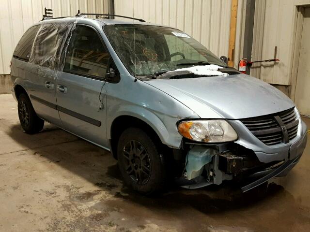 1D4GP25R66B661805 - 2006 DODGE CARAVAN SE BLUE photo 1