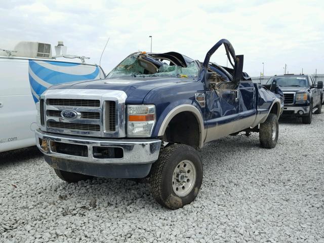 1FTWW3BR9AEA67741 - 2010 FORD F350 SUPER BLUE photo 2